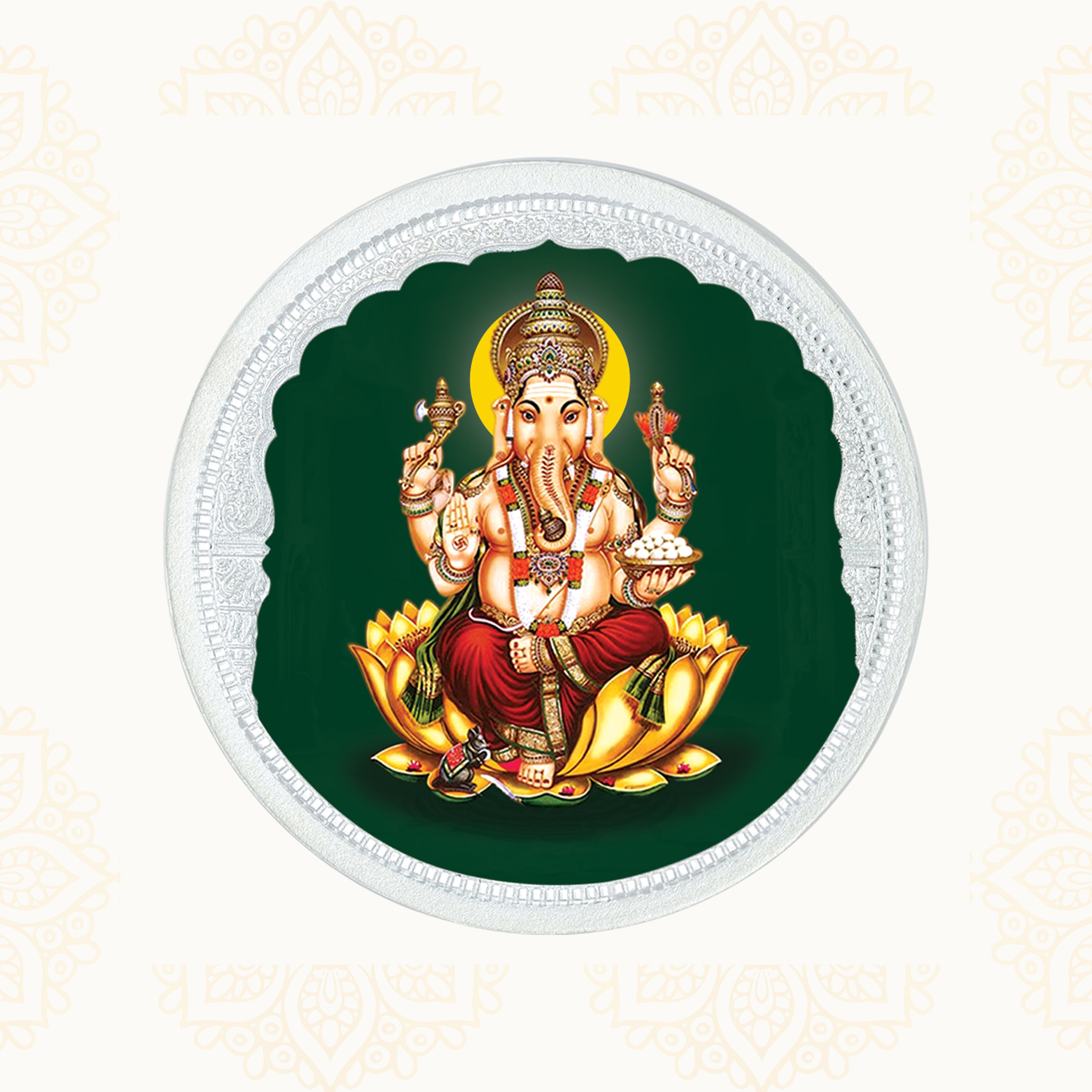 Sacred Pancha Aishwaryam Silver Coins